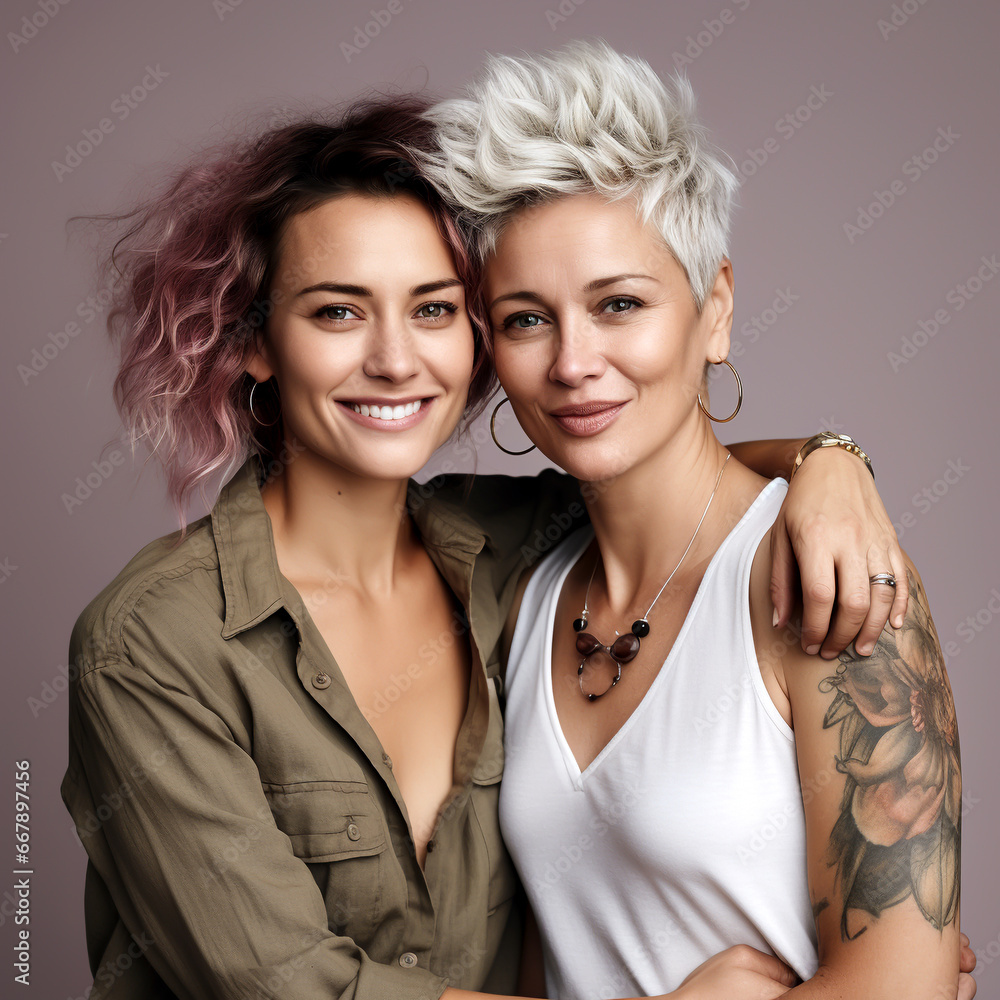 HAPPY MATURE LESBIAN COUPLE. legal AI HAPPY MATURE LESBIAN COUPLE. legal AI