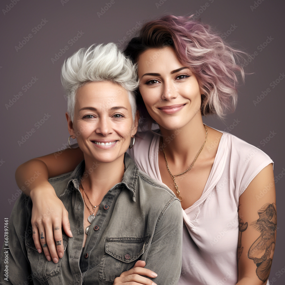 HAPPY MATURE LESBIAN COUPLE. legal AI HAPPY MATURE LESBIAN COUPLE. legal AI