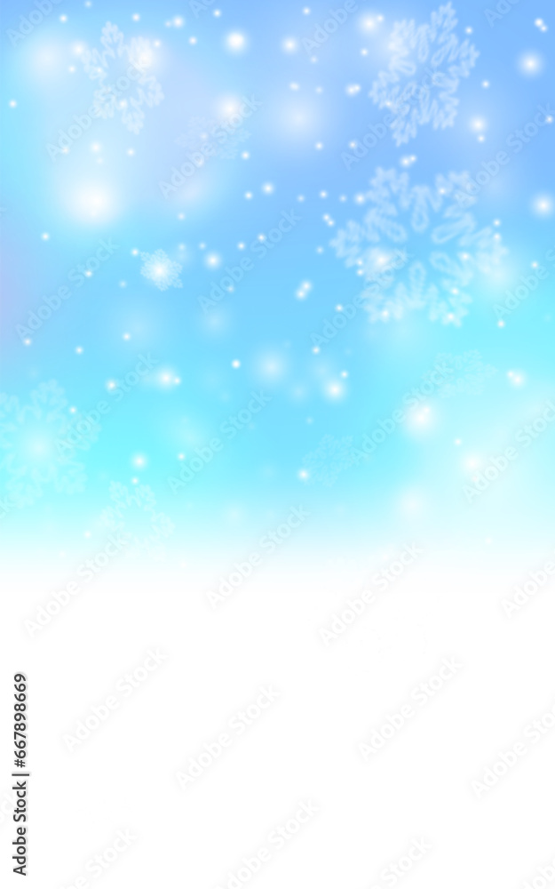 Christmas snowstorm.background, New year Card ,Winter Scene landscape Snow falling on pastel pink, blue Sky . Eps 10