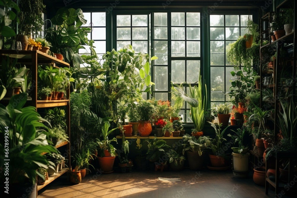 Plant indoors. Generative AI