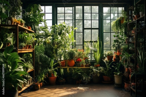 Plant indoors. Generative AI