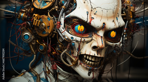 mask of the dead, horror cyberhorror