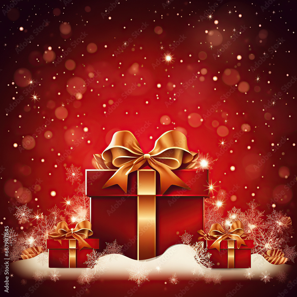 Christmas Gift Pile-Up background Christmas Gift Pile-Up background