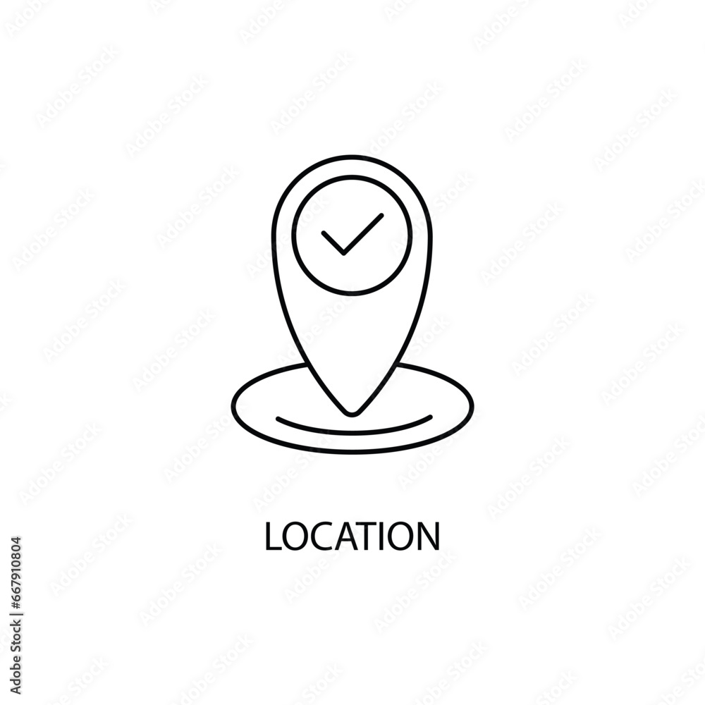 Pin Point concept line icon. Simple element illustration. Pin Point concept outline symbol design. Pin Point concept line icon. Simple element illustration. Pin Point concept outline symbol design.