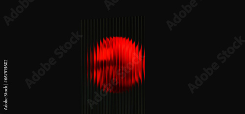 Trending Reeded Fluted Frosted Glass Morphism texture background Aesthetic modern line glass premium rich neon spherical shape glass background wallpaper for mockups and graphic design resources