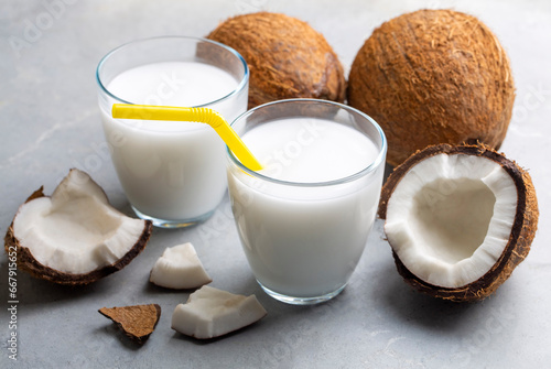 Coconut water or coconut milk