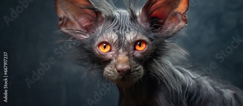 The Lykoi is a natural mutation from a domestic cat