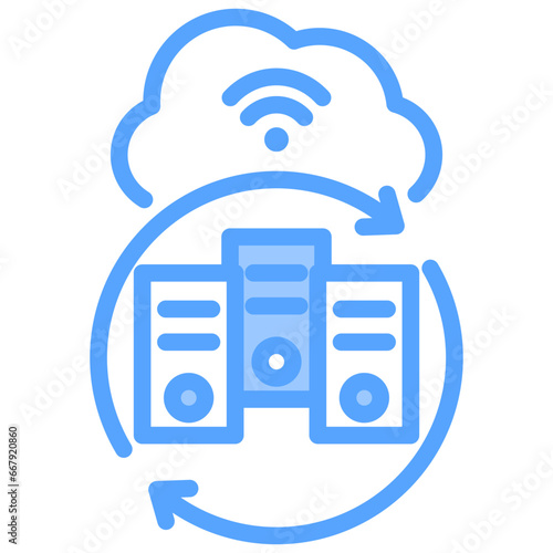 Automation Blue Icon