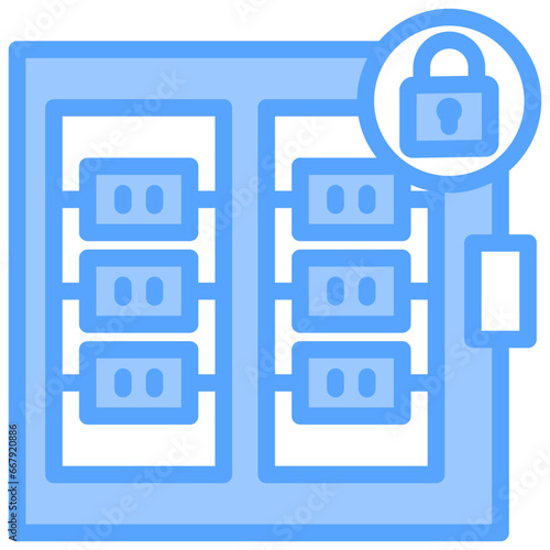 Server Room Blue Icon
