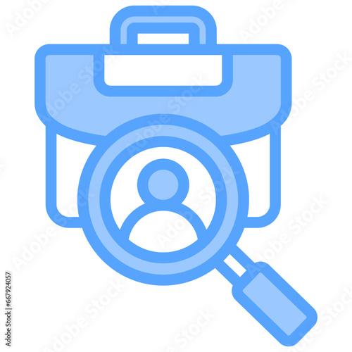 Hiring Blue Icon