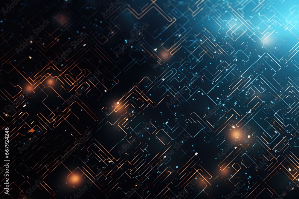 Fototapeta premium abstract background in the style of artificial intelligence