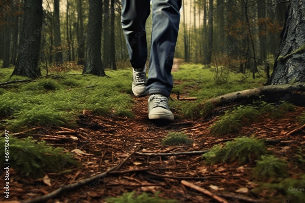 Nature walk - Walking in the woods