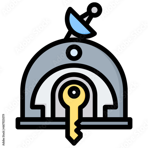 Private Banker Outline Color Icon