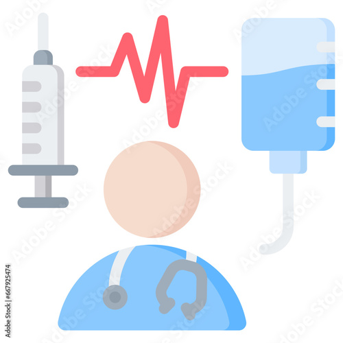 Medical Service Flat Icon