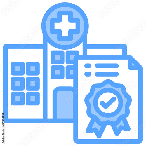 Accreditation Blue Icon