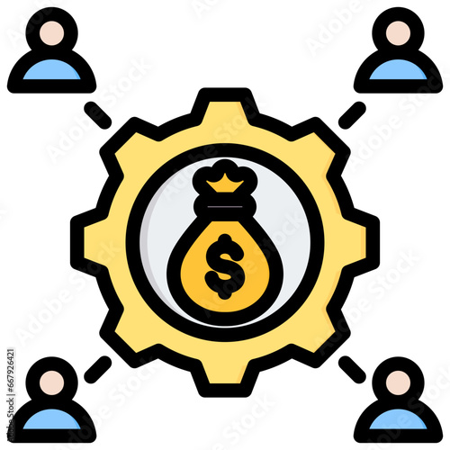 Wacc Outline Color Icon
