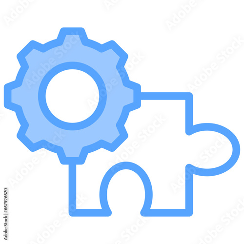 Component Blue Icon