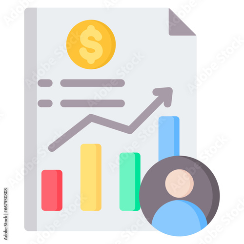 Accountant Flat Icon