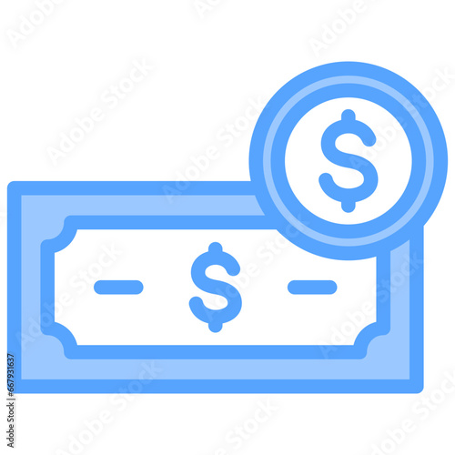Money Blue Icon