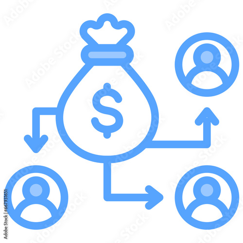 Shareholder Blue Icon