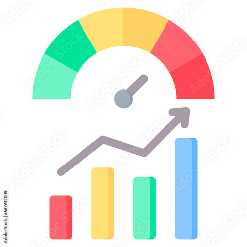 Business Performance Flat Icon