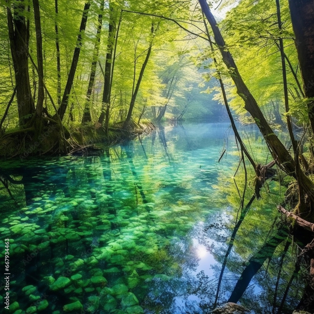 Obraz premium Picturesque morning