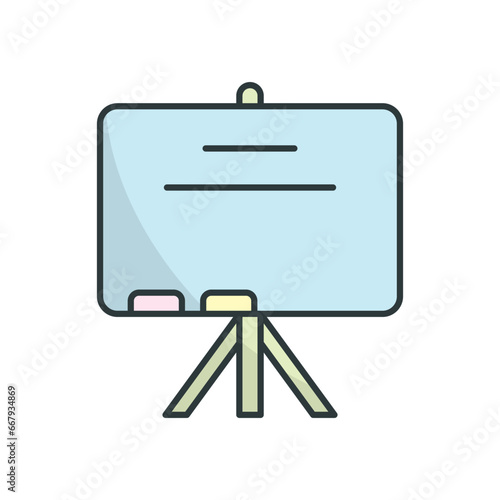 White Board icon vector design templates simple and modern