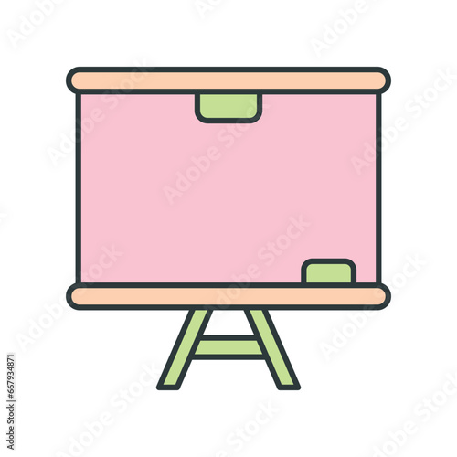 White Board icon vector design templates simple and modern