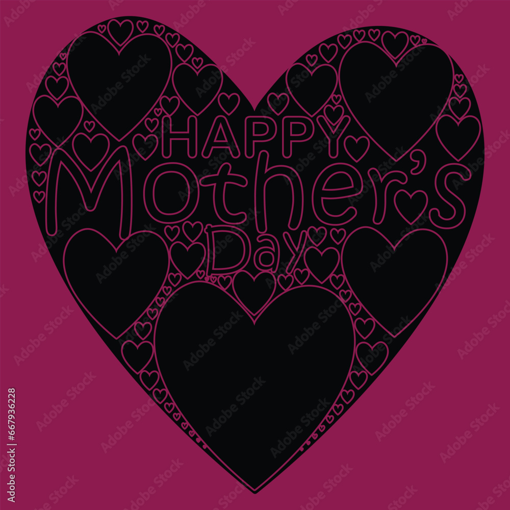 Happy Mother's Day. banner, Greeting card, poster Happy Mother's Day. banner, Greeting card, poster