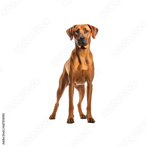 Rhodesian Ridgeback dog breed isolated no background