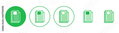 Newspaper icon set. news paper vector sign