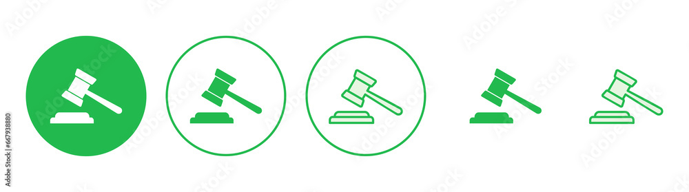 Gavel icon set. judge gavel icon vector. law icon vector. auction hammer Gavel icon set. judge gavel icon vector. law icon vector. auction hammer