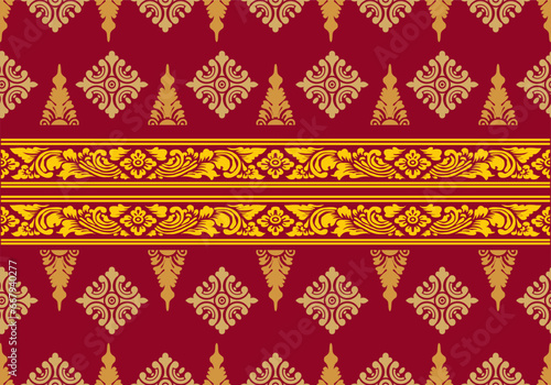 Indonesian geometric batik motifs with Balinese flower patterns, exclusive and classic, are suitable for various purposes. EPS VECTOR 10