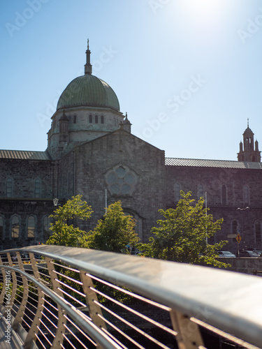 Fotografie Galway, Ireland - 06-02-2023 : View of the Cathedral of Our Lady Assumed into He