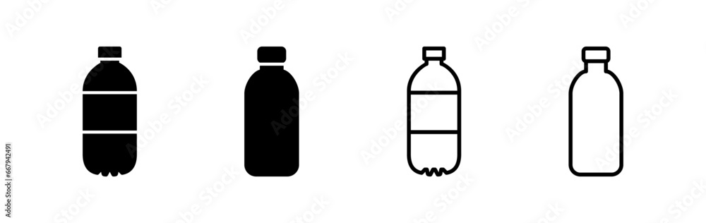 bottle icon vector. bottle icon in trendy flat design bottle icon vector. bottle icon in trendy flat design