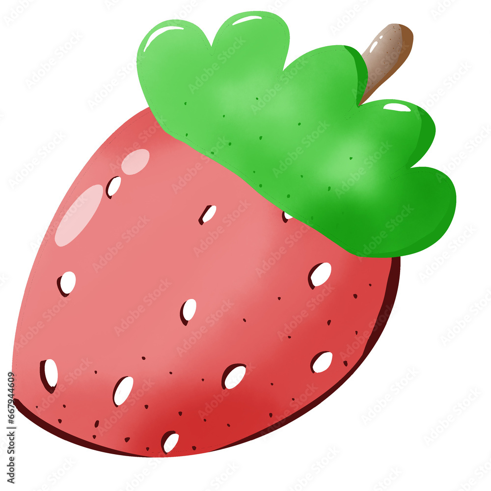 Red strawberry Red strawberry