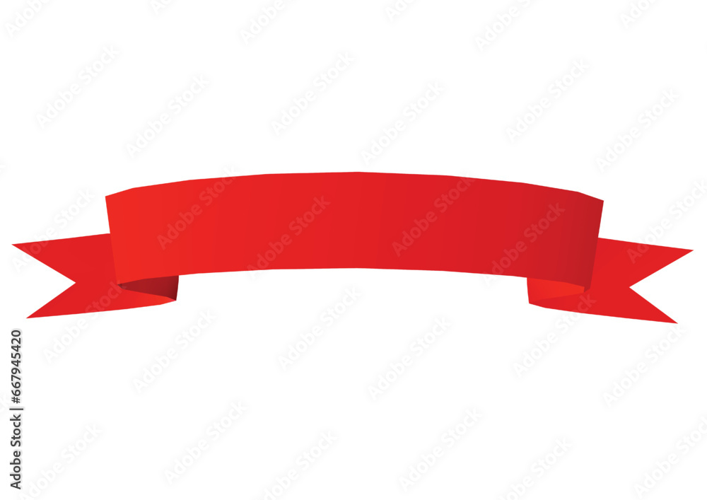 ribbon banner decorative red ribbon. vector illustration ribbon banner decorative red ribbon. vector illustration