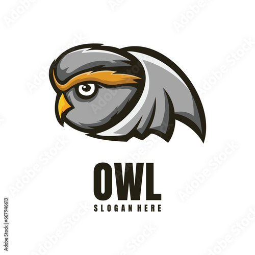 Illustration Owl Mascot Logo
