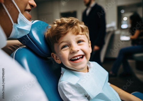Kid on a dental appointment...