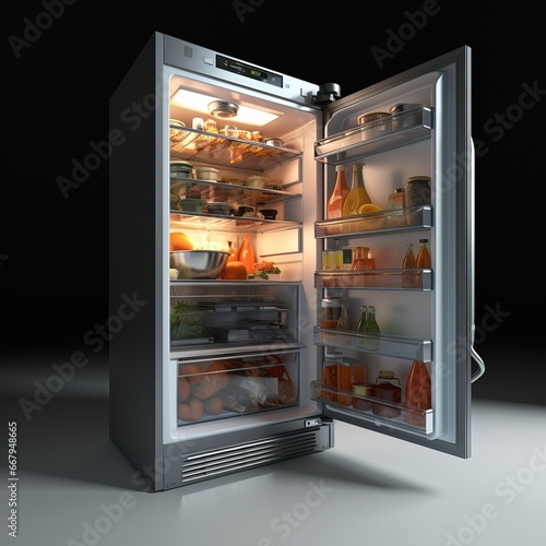 open fridge, generative ai