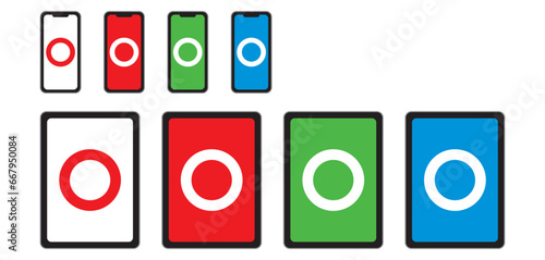 スマートフォン・タブレットのイラスト