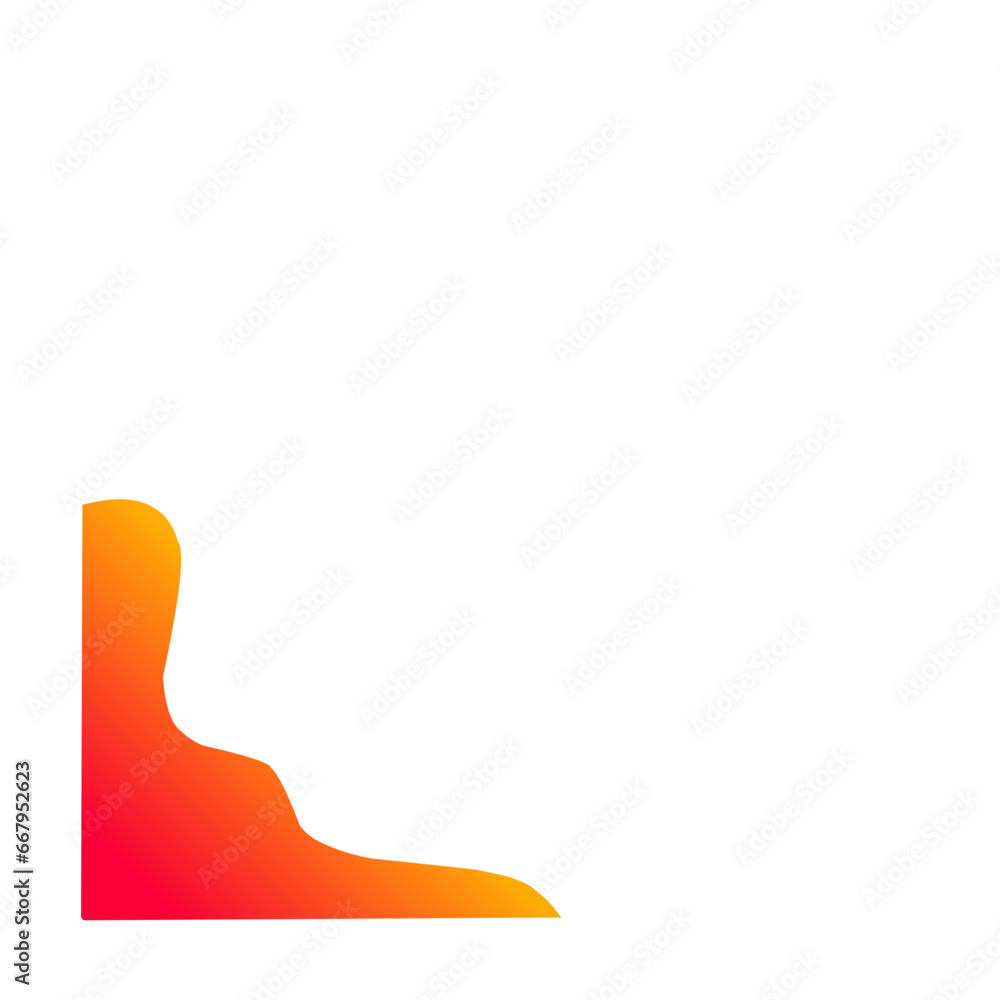 Orange Gradient Abstract Corner Orange Gradient Abstract Corner