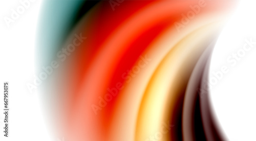 Color mixing liquid rainbow shape background