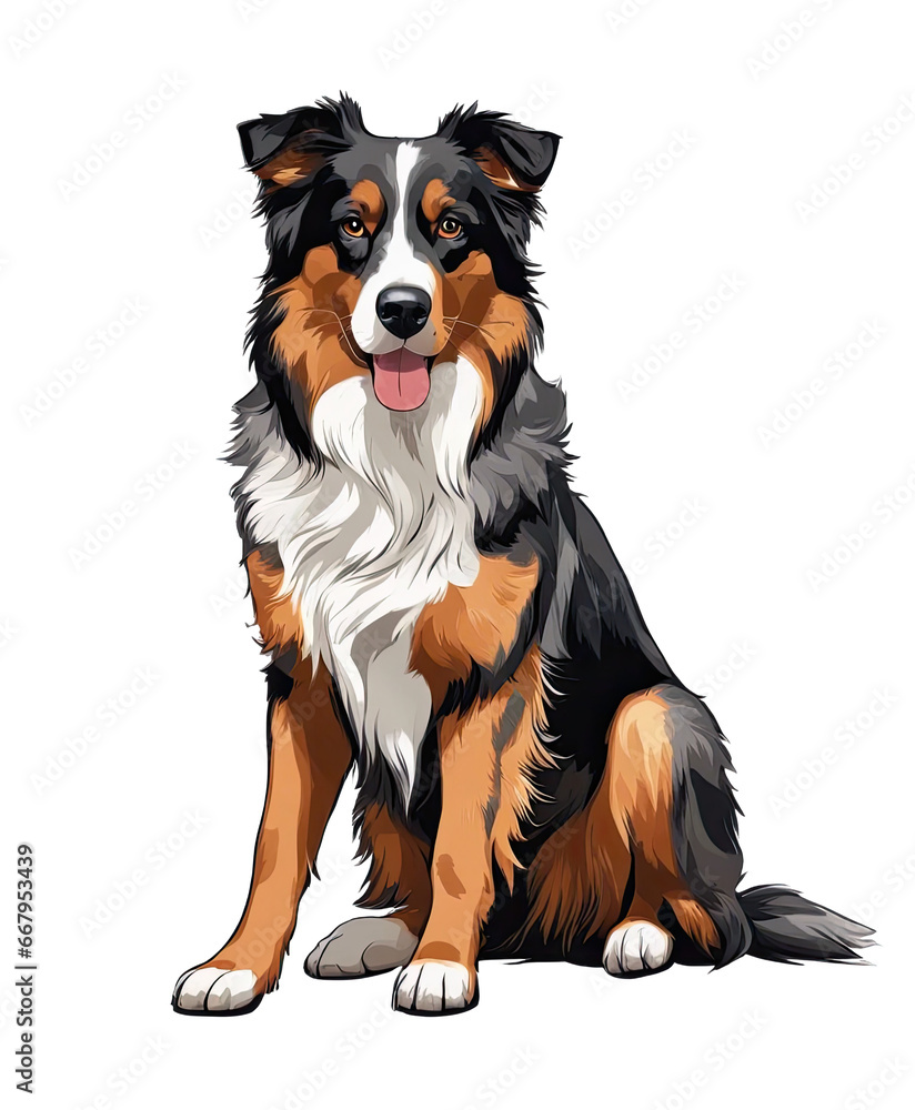 Australian Shepherd Clipart png dog clipart printable australian ...