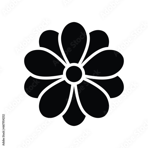 Flower icon design, illustration design