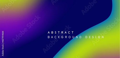 Abstract vector backdrop with fluid, geometric elements. Harmonious blend of form and color, evoking dynamic and captivating visual landscape for wallpaper, banner, background, landing page