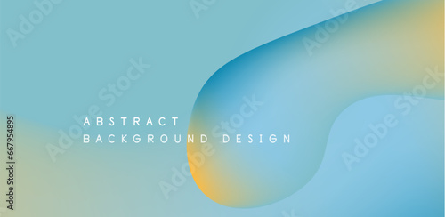 Abstract vector backdrop with fluid, geometric elements. Harmonious blend of form and color, evoking dynamic and captivating visual landscape for wallpaper, banner, background, landing page