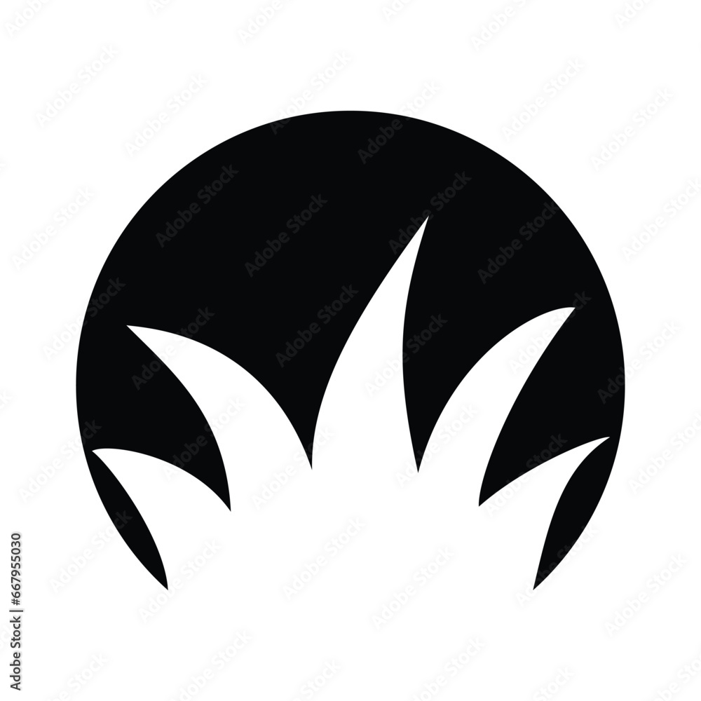 Grass icon design, illustration design Grass icon design, illustration design