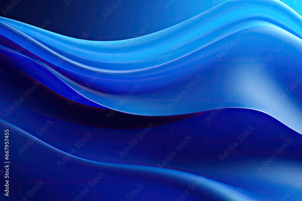 Fototapeta premium Smooth blue background abstract gradient
