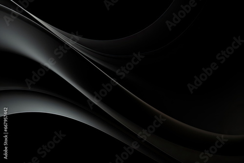 Smooth black background abstract gradient